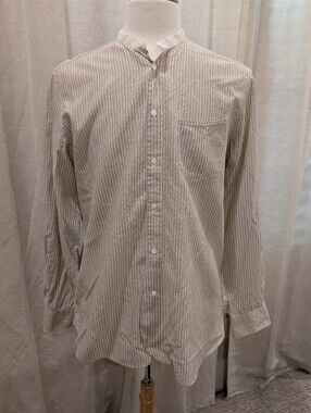 Boglioli Grandfather Collar Shirt Size 16/41